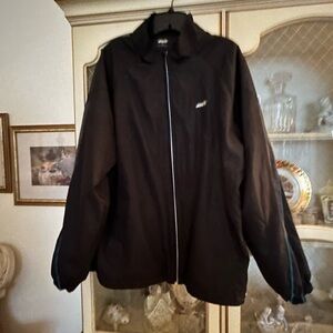 Avia Black Windbreaker Jacket Size L. C:4375 Excellent condition